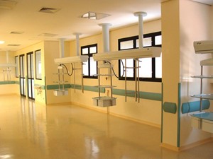 Interior do Hospital do Rim e da Hipertensão - Fundação Oswaldo Ramos - Área interna com climatização do Hospital do Rim e da Hipertensão - Fundação Oswaldo Ramos
